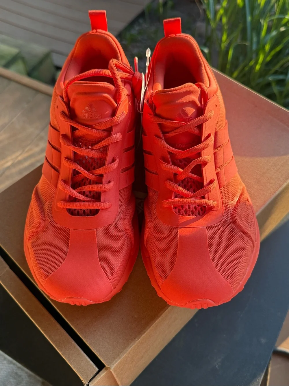 Adidas Karlie Kloss Solarglide Bright Red Athletic Sneakers